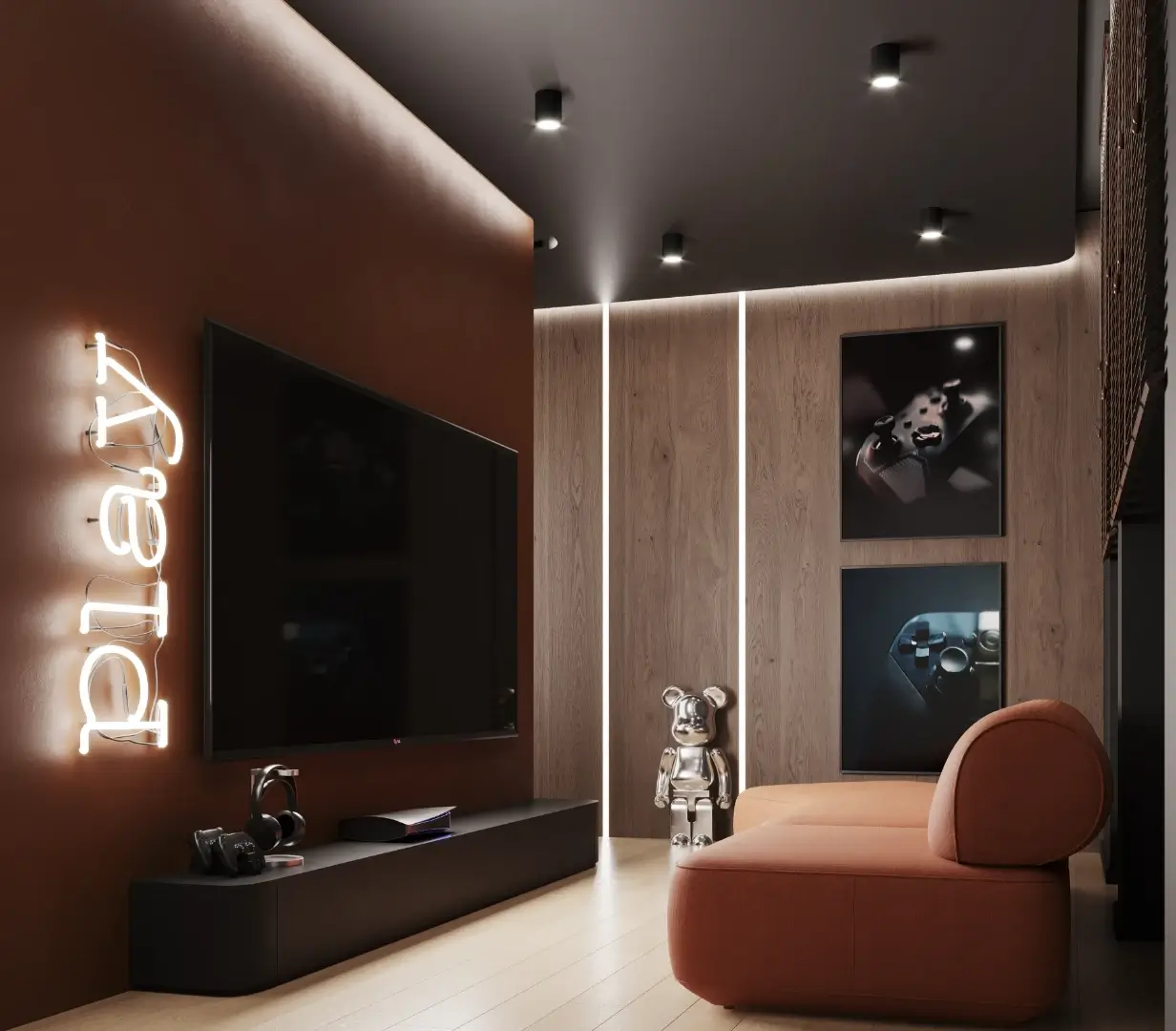 Prywatny gaming room