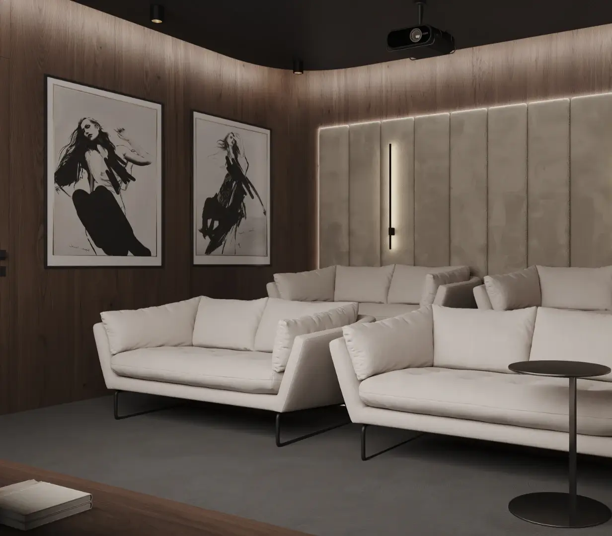 Prywatna sala kinowa